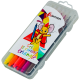 Set 12 carioci colorate cu varf rotund lavabile, Soricelul Chitibus